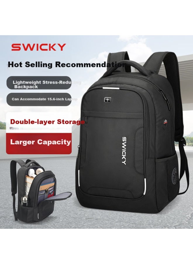 Swicky Large Capacity Backpack For Men And Women, High School And College Students, Outdoor Leisure Business Travel, Computer Bag For Business Trips - Image 1