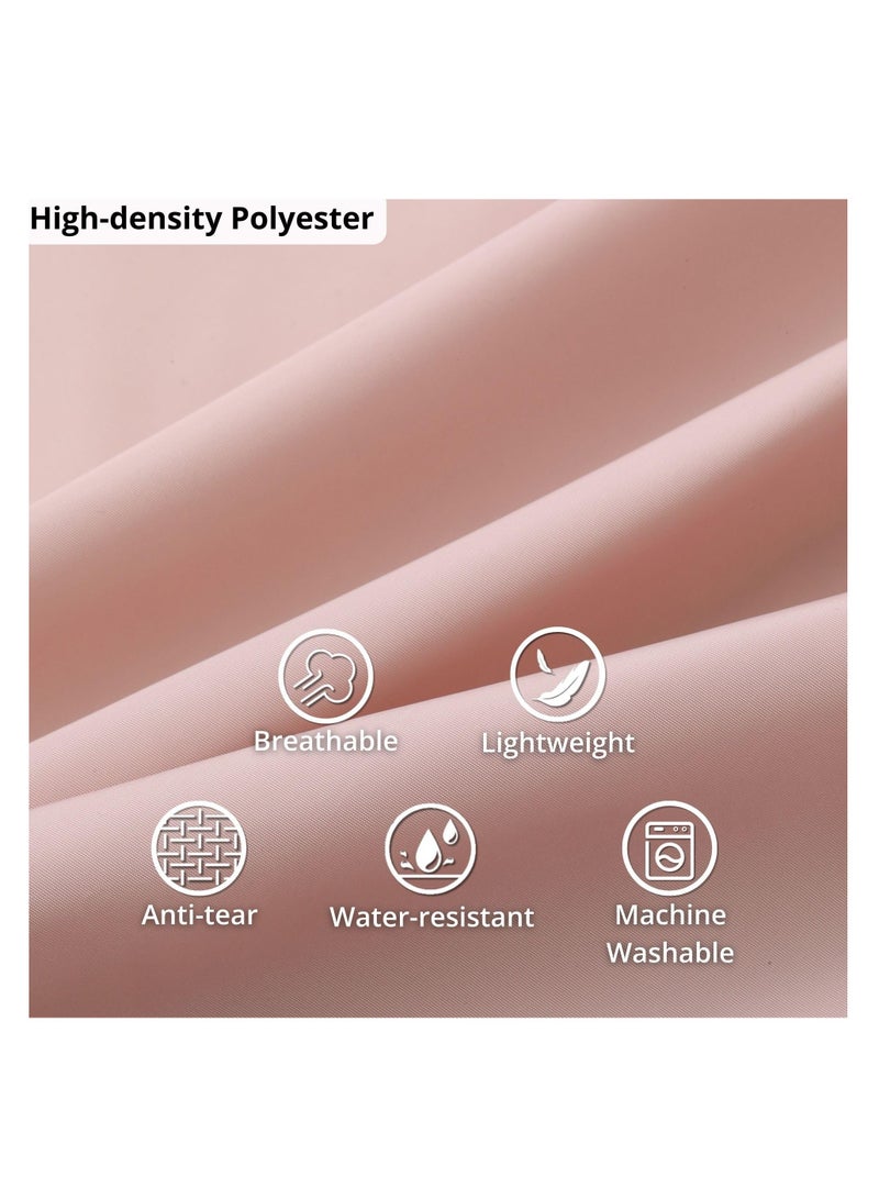 Excefore Compression Packing Cube Set with Dual Compartments, 2 Pack Large Lightweight Nylon Travel Organizer, Compression Organizer with Double Zippers for Luggage, Suitcases and Essentials, Pink - Image 2