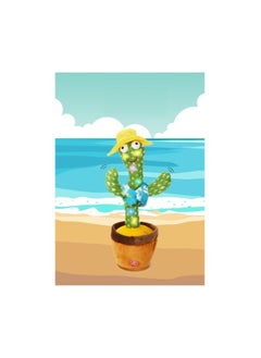Generic Mucosan Talking Dancing Cactus Lighted Flower Pot Plush Toy Cactus Toy  - Image 1