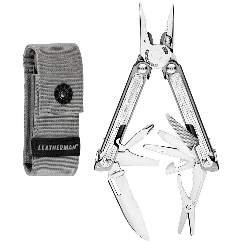 LEATHERMAN ليذرمان، أداة متعددة الاستخدامات FREE P2 مع قفل مغناطيسي، أدوات سهلة الوصول بحجم واحد، مصنوعة في الولايات المتحدة الأمريكية - Image 1