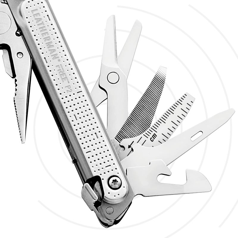 LEATHERMAN ليذرمان، أداة متعددة الاستخدامات FREE P2 مع قفل مغناطيسي، أدوات سهلة الوصول بحجم واحد، مصنوعة في الولايات المتحدة الأمريكية - Image 4