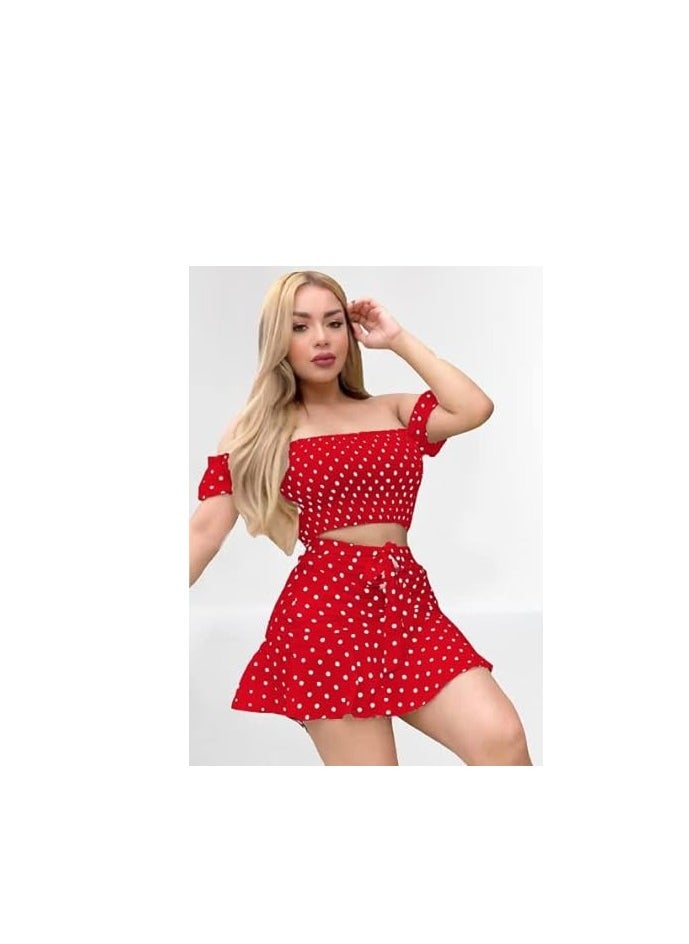 Generic - Short babydoll lingerie, red playsuits, elegant women’s nightgown from Four H, code 28 - Image 1