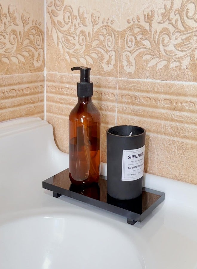 Bigfety Pedestal Soap Stand Riser Counter, Kitchen Bathroom Soap Tray, Black - Image 4