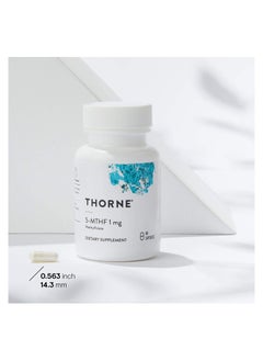 Thorne 5-MTHF 1 mg Methylfolate - Dietary Supplement - 60 Capsules  - Image 3