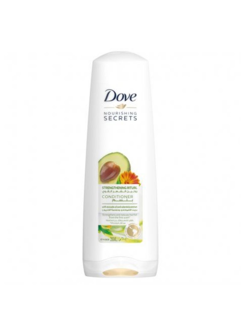 Dove Conditioner Invigorating Ritual Avocado Oil And Calendula Extract 350Ml