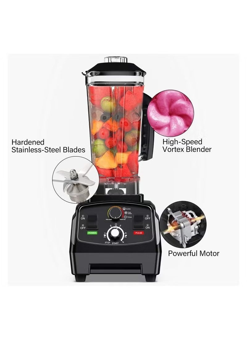 Denx Professional Daily Blending Super Blender - 1800W Motor Blends Smoothly - 2L Glass Jar For Juicer, Ice Crusher, Electric Grinder | Dx1783 | 1800 W - Image 3