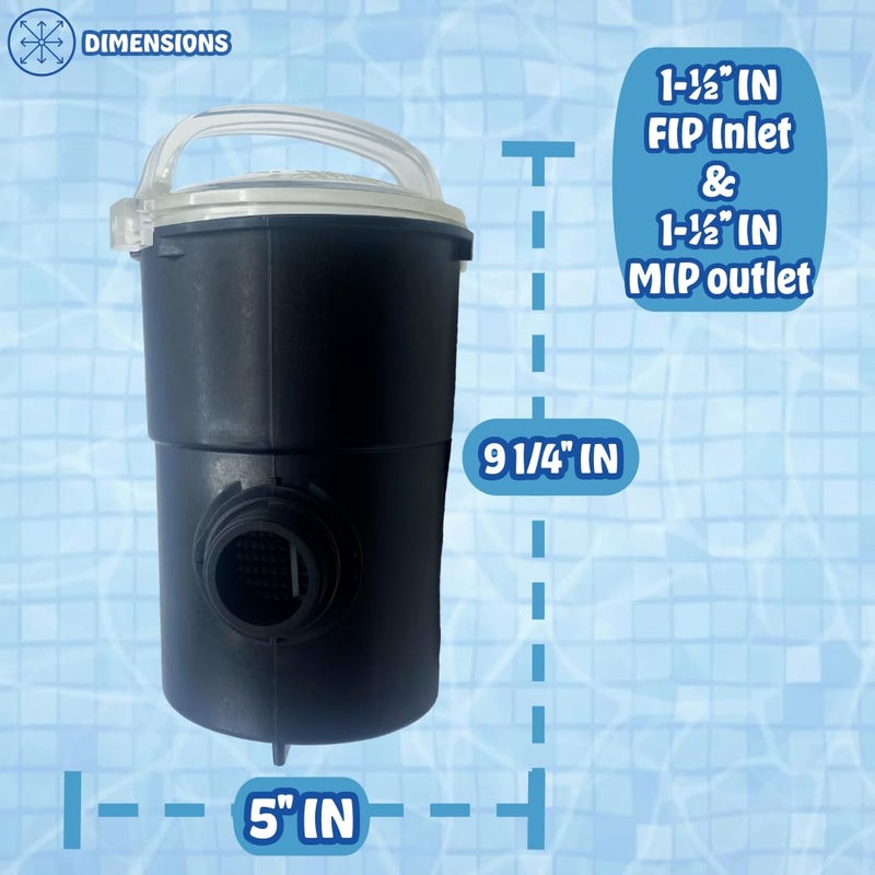 Poolzilla Pump Strainer Hair and Lint Basket - Compatible with Hayward Power-Flo LX, Power-Flo II, Power-Flo SP1500 Series, Self Priming Pool Pumps - Image 2