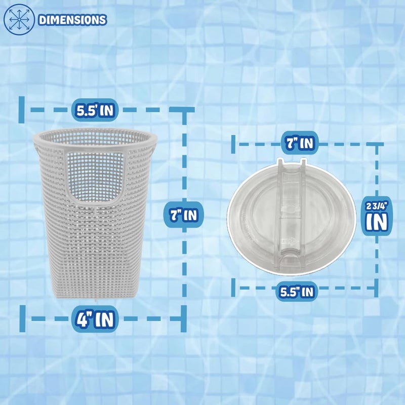 Poolzilla Pump Strainer Hair and Lint Basket - Compatible with Hayward Power-Flo LX, Power-Flo II, Power-Flo SP1500 Series, Self Priming Pool Pumps - Image 3