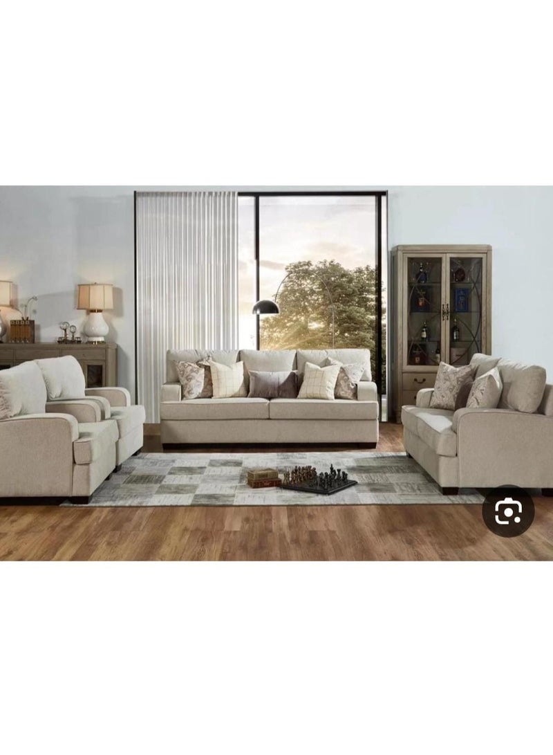 Other Manufacturer 4-piece living room sofa set suitable for 7 people