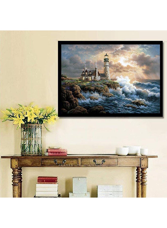 نيبمينينت لوحة فنية جدارية للتزيين مطرزة بالألماس 5D متعدد الألوان 34 x 45سم