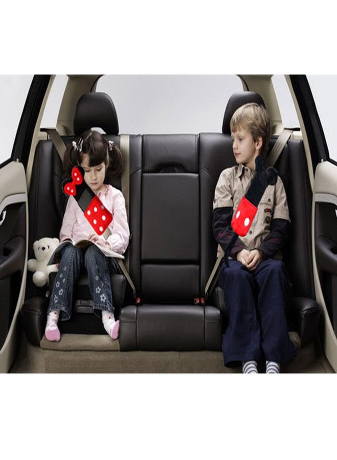 CHYDST Seat Belt Cover Pad for Kids, Cute Seatbelt Covers, Cute Cartoon Car Seat Belt Cover Pads, Car Seat Shoulder Strap Pads, Seatbelt Cushion for Kids, Car Seat Strap Covers for Boys Girls (MN) - Image 3