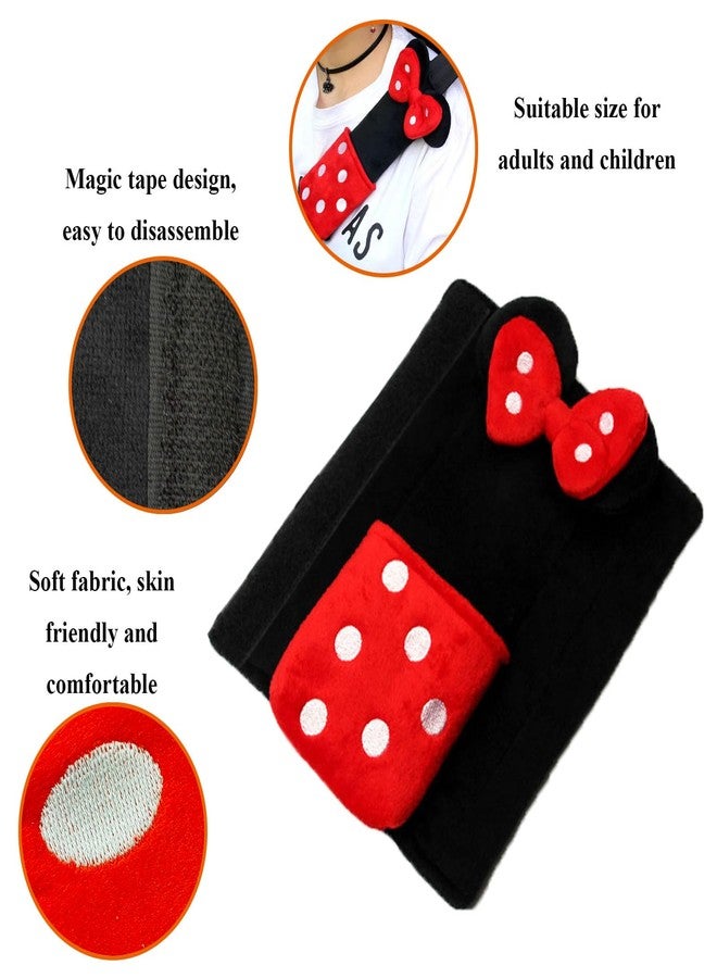 CHYDST Seat Belt Cover Pad for Kids, Cute Seatbelt Covers, Cute Cartoon Car Seat Belt Cover Pads, Car Seat Shoulder Strap Pads, Seatbelt Cushion for Kids, Car Seat Strap Covers for Boys Girls (MN) - Image 5
