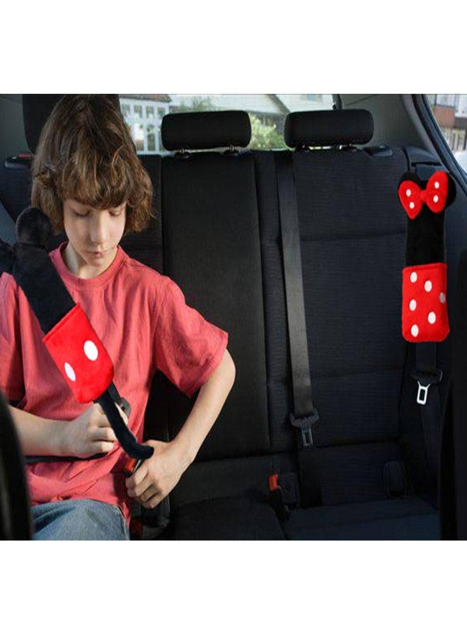 CHYDST Seat Belt Cover Pad for Kids, Cute Seatbelt Covers, Cute Cartoon Car Seat Belt Cover Pads, Car Seat Shoulder Strap Pads, Seatbelt Cushion for Kids, Car Seat Strap Covers for Boys Girls (MN) - Image 4