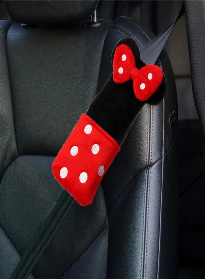 CHYDST Seat Belt Cover Pad for Kids, Cute Seatbelt Covers, Cute Cartoon Car Seat Belt Cover Pads, Car Seat Shoulder Strap Pads, Seatbelt Cushion for Kids, Car Seat Strap Covers for Boys Girls (MN) - Image 1