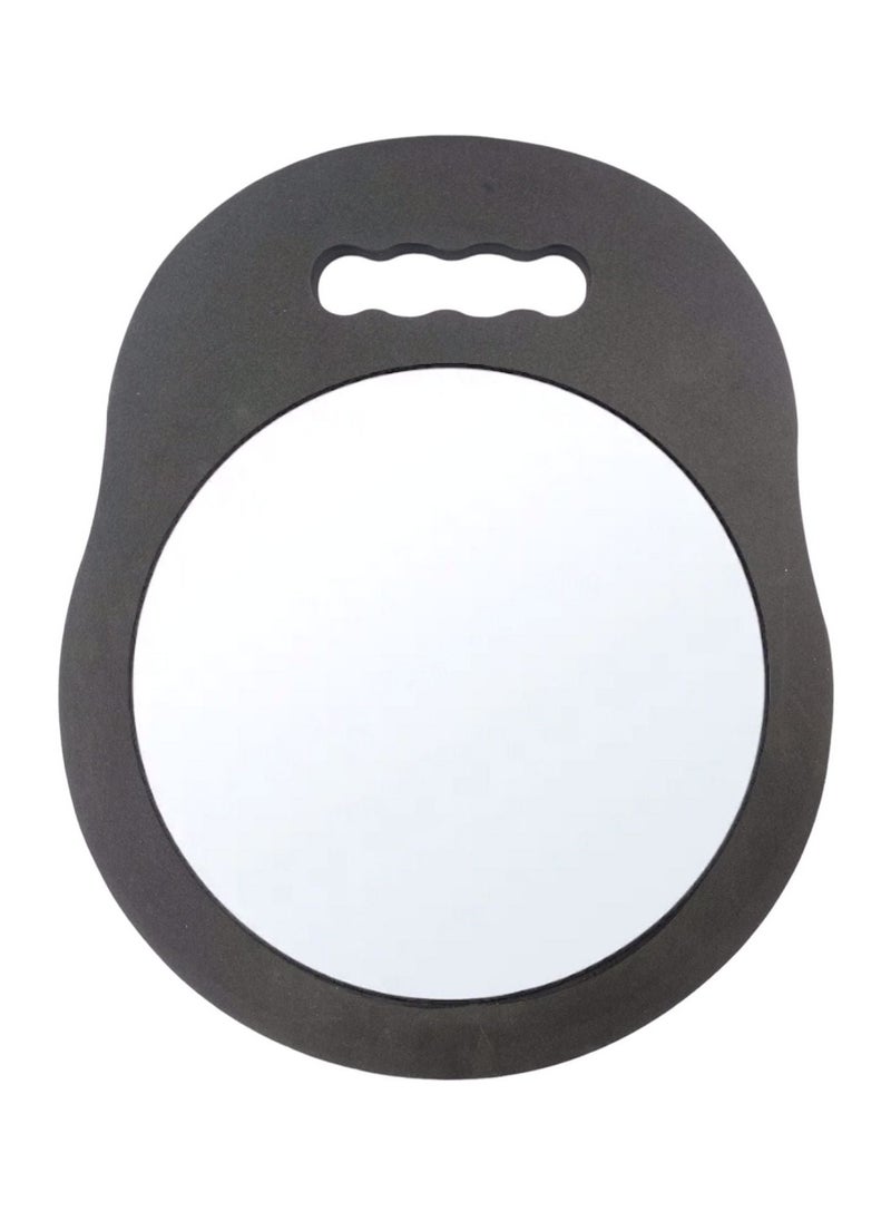 globalstar Globalstar Round Mirror Foam Frame With Handle HS-56739  - Image 1
