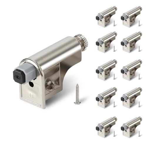 Dgavxa 10 Pcs Soft Close Cabinet Door Damper, Soft Close Dampers for Cabinet Doors/Wardrobe/Kitchen/Bookcases, Hydraulic Cabinet Buffer Damper, Silent Door Closing, with self-Closing Mechanism - Image 1