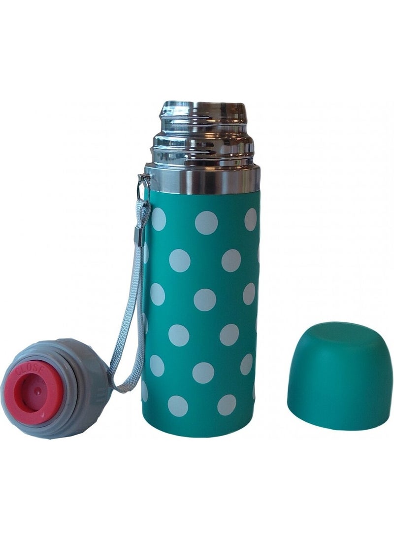 Sema Baby Polka Dot Baby Thermos 350 ml - Blue  - Image 3