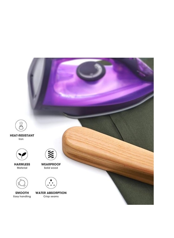 Mardili - Hard Wood Tailors Clapper for Steam Iron to Set a steam - Image 1