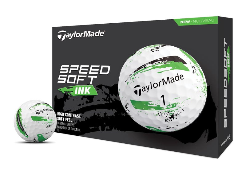 TaylorMade كرات جولف تايلور ميد SPEEDSOFT إنك خضراء واحدة دزينة - Image 4