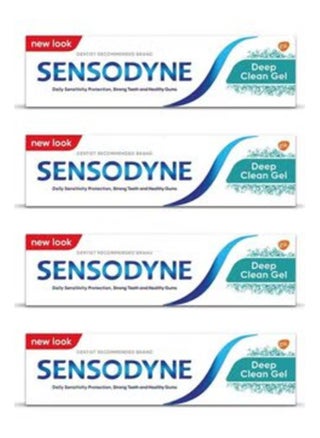 Pack Of 4 Sensodyne Toothpaste Deep Clean Gel 75ml - pzsku/ZCDE41CDB84B75E3A4710Z/45/_/1730726516/69e6a692-7f46-4a54-920a-30e522b0628d