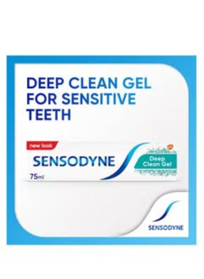 Sensodyne - Pack Of 4 Sensodyne Toothpaste Deep Clean Gel 75ml - Image 1
