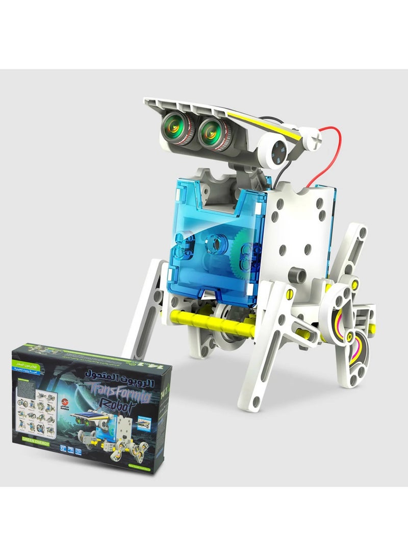 SUNDUS The transforming robot from Sondos for children's toys and flying assembly skills. This toy is assembled in different styles. - Image 3