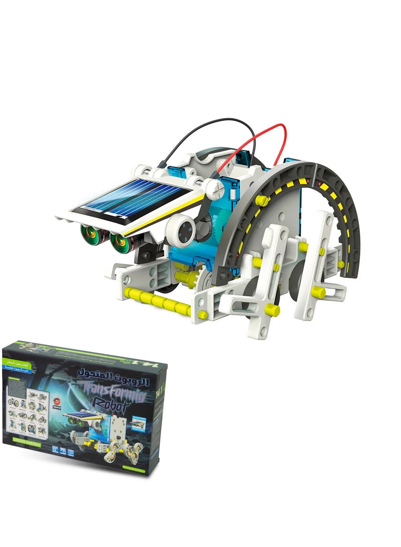 SUNDUS The transforming robot from Sondos for children's toys and flying assembly skills. This toy is assembled in different styles. - Image 4