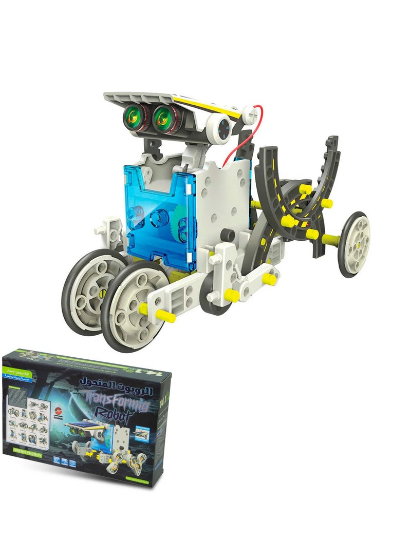 SUNDUS The transforming robot from Sondos for children's toys and flying assembly skills. This toy is assembled in different styles. - Image 5