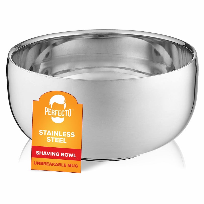 Stainless Steel Shaving Soap Bowl Stainless Steel Shaving Mug Shaving Cup Mug for Shave Cream  Soap  Unbreakable Shaving Cup Barbers Accessories For Your Wet Shaving Kit