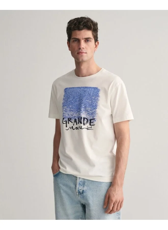 غانت Gant Printed T-Shirt