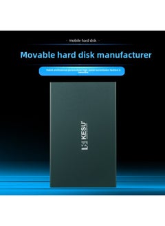Generic Encrypted 2.5-inch Mobile Hard Disk Ultra-thin Mobile Hard Disk 250g Plastic Mobile Hard Disk LOGO-Capacity:500GB-Interface:usb 3.0 Black  - Image 1