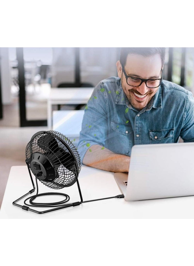 Generic Portable Mini USB Desk Fan – Silent Cooling, Compact Size, Low Noise  - Image 2