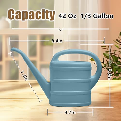 ZXJ Small Plant Watering Can - 1/3 Gallon - Grey - Image 2