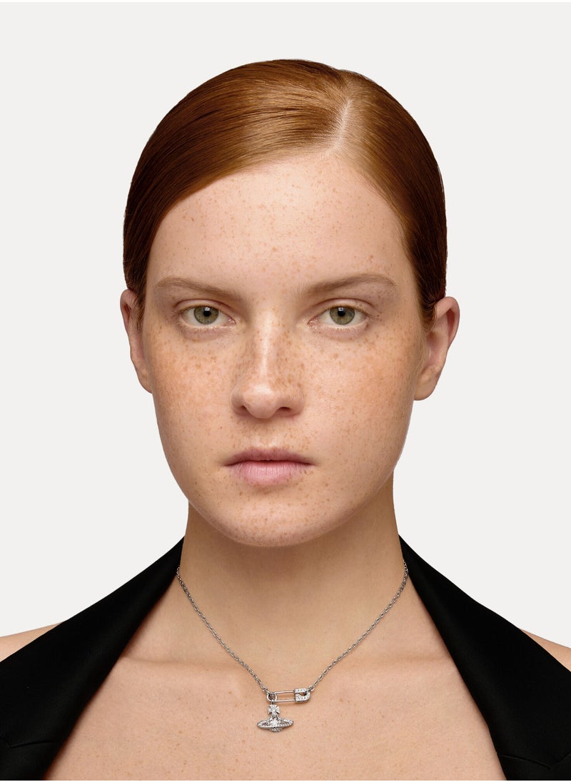Vivienne Westwood Silver Safety Pin Necklace  - Image 3