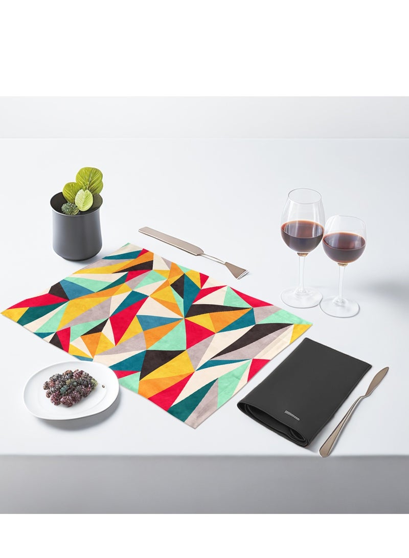RIZARIES Colorful Geometric Table Mats - Image 2