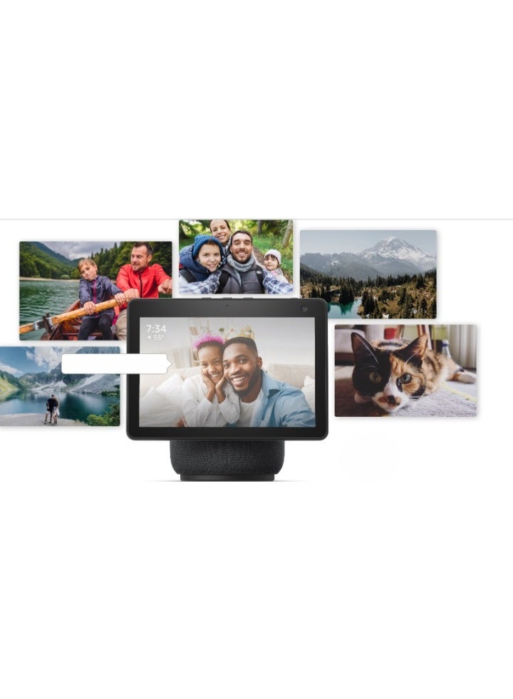 Amazon Ev Show 10 | 10" HD smart display with motion, bluetooth  Use your voice to control smart home devices, play music or the Quran, & more (speaks English & Khaleeji) white - Image 4