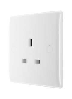 BG BG Nexus 13 Amp Socket Outlet Single Unswitched Round Edge  - Image 2