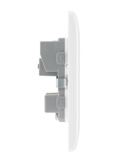 BG BG Nexus 13 Amp Socket Outlet Single Unswitched Round Edge  - Image 4