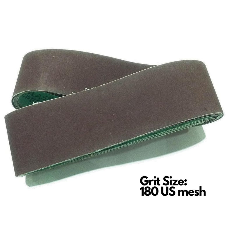 EXCEL IMPEX Excel Glass Grinding Belt Set of 5 (180Grits) For Smooth Polishing, Grinding - Image 2