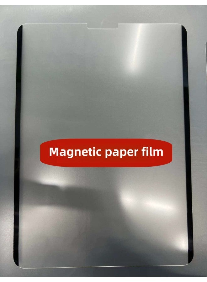 Suitable For Ipad Magnetic Paper Film Ipad2020 Pro11 Inch Air4/3 Handwritten 2018 Painting Mini567-Color:Magnetic Attraction Paper Film 【bare Film】】-Dimensions:Ipad Pro 2024( 13inch ) - Image 1