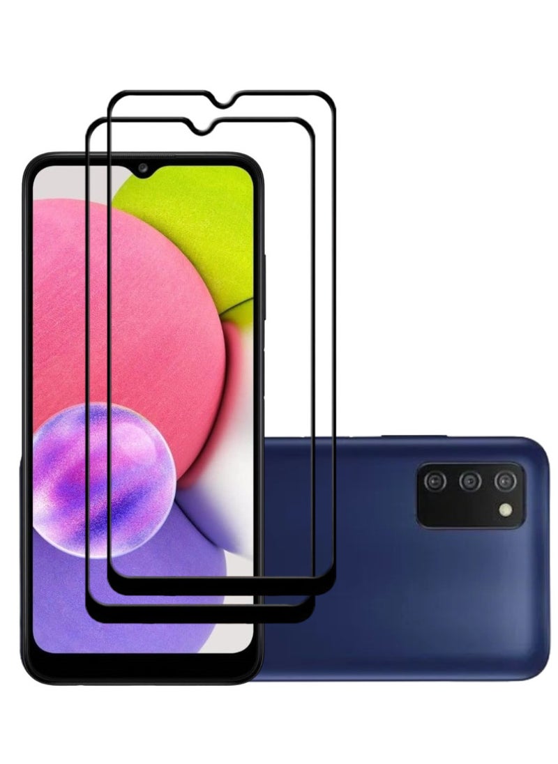 ACLIX 2 Pieces Antistatic ESD Dustproof Premium Quality High Definition Tempered Glass Screen Protector Designed For Samsung Galaxy A03s - Image 1