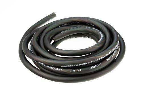 Scosche EFX S9W1812B 9Wire 18Gauge OFC Speaker Cable 12ft MultiConductor Speed Wire for Car Audio Systems 18 AWG OxygenFree Copper - Image 1