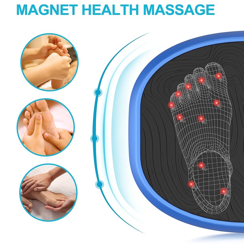 AXV Vibration Plate Exercise Machine Whole Body Workout Music Vibrate Fitness Platform Lymphatic Drainage Machine for Weight Loss Shaping Toning Wellness Home Gyms Workout - Image 4