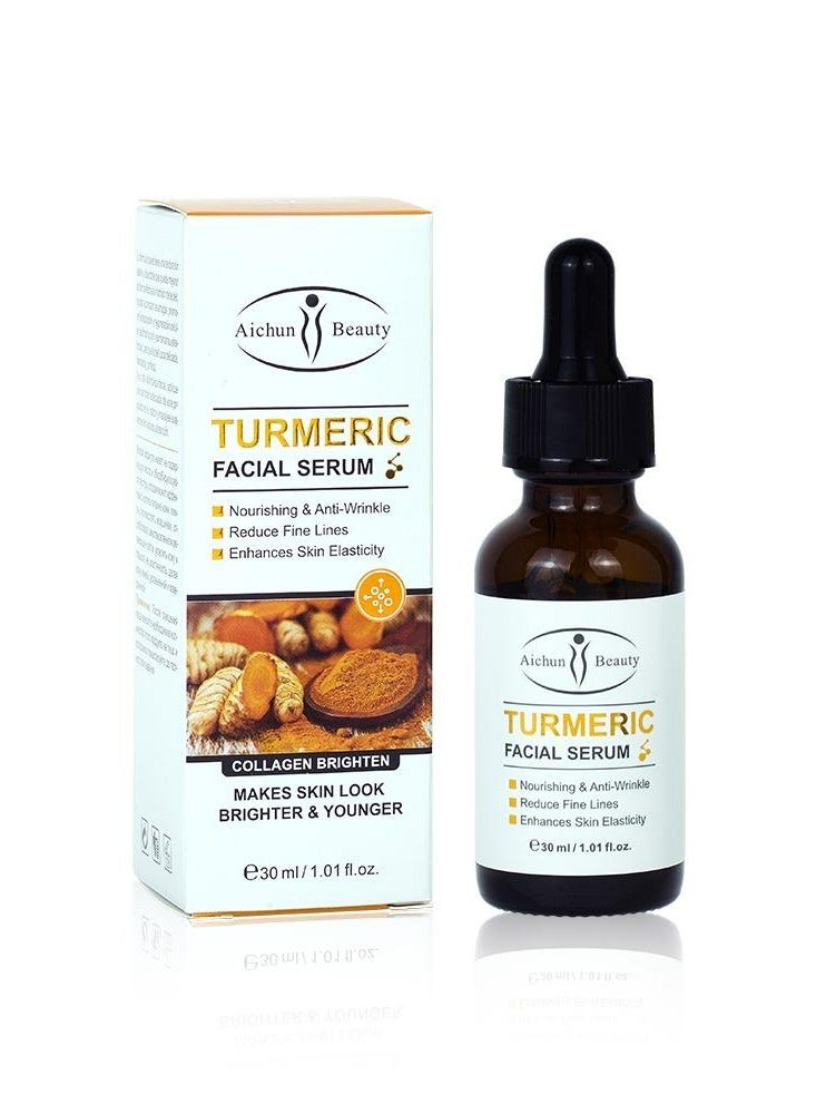 Aichun beauty Turmeric Facial Serum Collagen Brighten Makes Skin Look Brighter And Younger 30 ML - Image 1