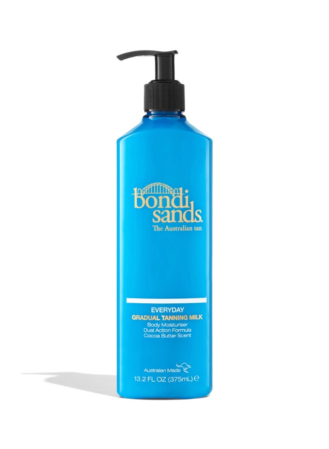 BONDI SANDS Daily Gradual Tanning Milk with Moisturizing Shea Butter - Builds a Natural, Sunkissed Glow Over Time, Suitable for All Skin Tones (375 ml) - Image 1