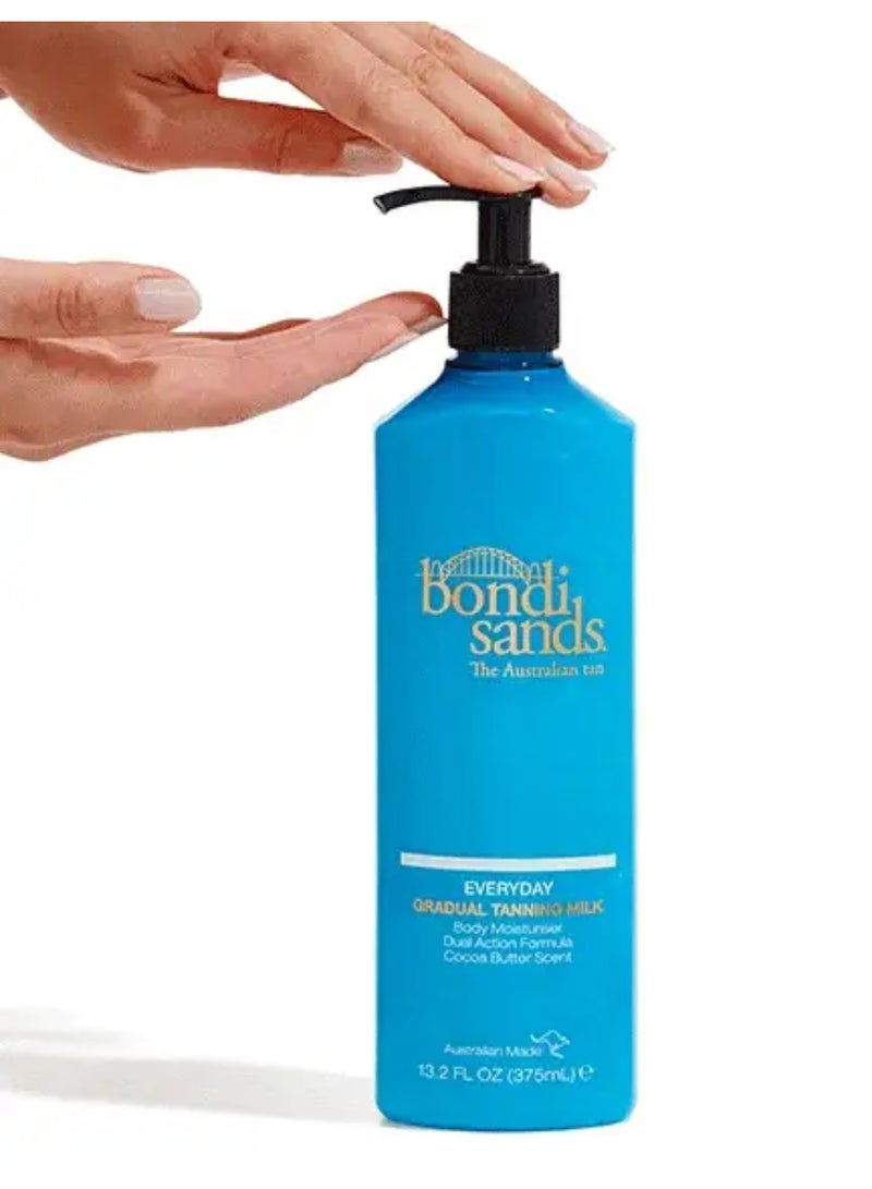 BONDI SANDS Daily Gradual Tanning Milk with Moisturizing Shea Butter - Builds a Natural, Sunkissed Glow Over Time, Suitable for All Skin Tones (375 ml) - Image 2