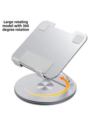 360 ° Rotatable Learning Machine Large Tablet Special Support Frame Aluminum Metal Foldableable Desktop IPad Stand-Color:S9 (large Rotating Model)-Applicable Size:14.5inch - pzsku/ZCDE4F38CBF73D6D7DBA7Z/45/1746226556/3e6cf9f4-a61e-4450-b43c-8ac66dd2a7b4