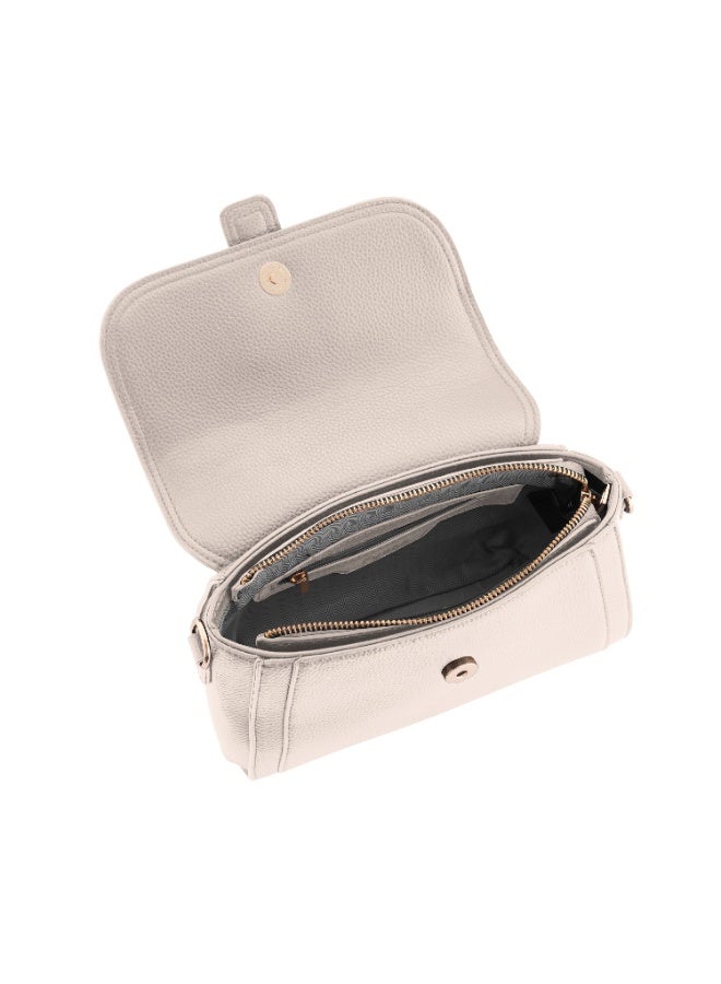 Foska Ladies Handbag - White - Versatile Crossbody & Shoulder Bag - Premium PU Leather - Image 5