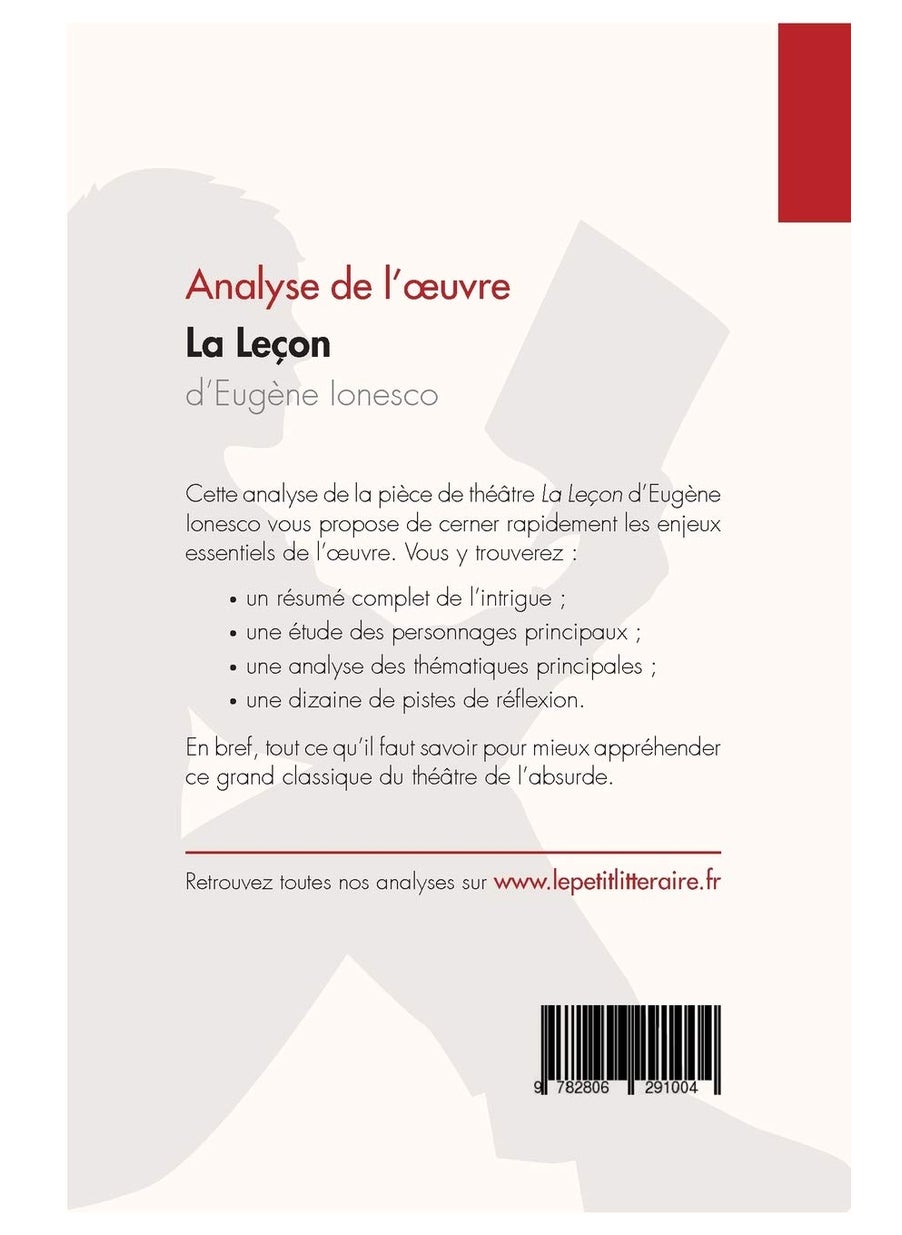 La Leçon d'Eugène Ionesco (Analyse de l'oeuvre): Analyse complète et résumé détaillé de l'oeuvre  - Image 2