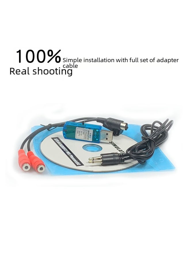 null - Eight-in-one Computer Flight Simulator Phoenix 5.0 G4 Xtr Remote Control Flight Simulator Toy-Color:Single Dense Dog + Small Round Head Line - Image 1